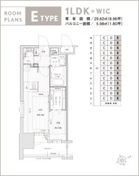 グランフォーレ箱崎プレミアの物件間取画像